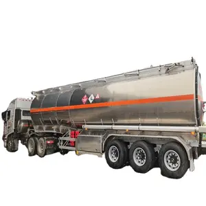 63000 liters capacity gasoline diesel tank oil fuel tanker semi trailer