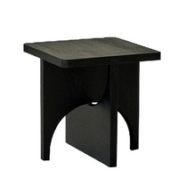 Table basse carrée vintage de style chinois en bois massif pour salon, table d'appoint, table de coin, petite table à thé pour hôtel