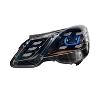 Modificación del Conjunto de Faros Delanteros para Mercedes-Benz Clase E W212 (2010-2013), Luces Diurnas LED Estilo Porsche, Lentes LED