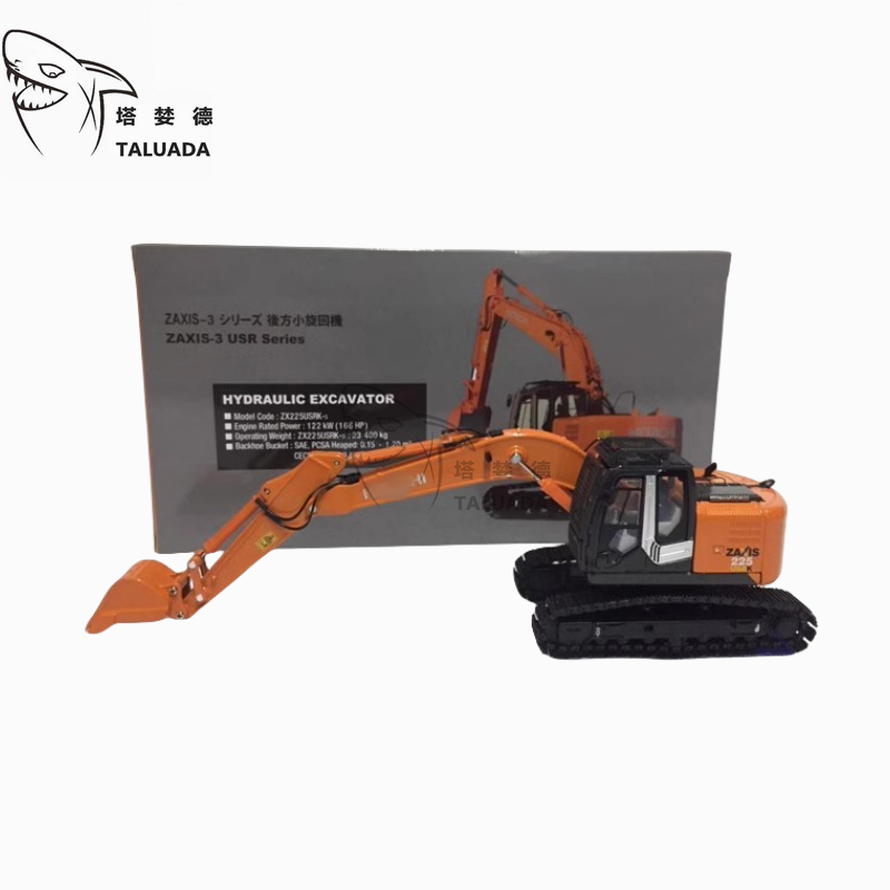 TALUADA HITACHI Alloy 1:50 Scale ZAXIS ZX225USRK-3 Model Toy