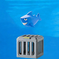 Nouveaux produits transfrontaliers : Jouets de plongée pour piscine pour enfants, jeux de sauvetage aquatique, enclos mignons pour animaux marins