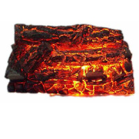 Cheminée électrique à bûches, équipement de cheminée, bûche d'insertion de cheminée