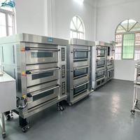 Nouveau Four à Sole Commercial de Luxe en Acier Inoxydable ZL-H3/6E, 3 Niveaux, 6 Plaques, 380V, Électrique, avec Minuteur pour Boulangerie, Pains et Pâtisseries