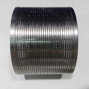 Johnson màn hình ống nêm dây yếu tố lọc kim loại thành phần cốt lõi với lưới lọc nêm dây khe cắm ống lọc - Product Image 6