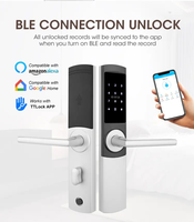 Locstar Sécurité Cerradura Inteligente Porte Mot de Passe Code Carte Numérique Sans Clé TTlock Hôtel Appartement Smart Mortaise Serrure
