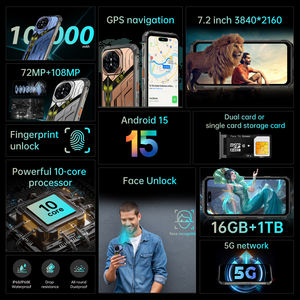 Smartphone Android 5G X27 Ultra 2026 pas cher, grand écran de 7,2 pouces, 12 Go + 512 Go de stockage important, double carte SIM en veille - Product Image 5