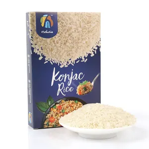 Fino atacado branco camisa konjac camataki arroz com baixa calorias