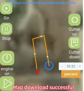 Nouvelle tondeuse robotisée GPS 2026 avec démarrage électrique à batterie, moteur monocylindre, largeur de coupe 500/800 mm et contrôle via application mobile - Product Image 5