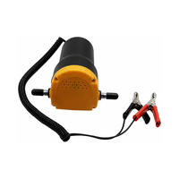 Pompe de transfert d'huile électrique 12V portable, extracteur d'huile DC avec pinces de batterie pour le changement d'huile de voiture et de moto