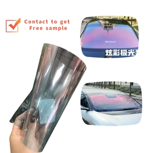 ฟิล์มติดกระจกรถยนต์ PET สีแดงเปลี่ยนสีได้ ทนทาน ป้องกันรอยขีดข่วน ป้องกันรังสียูวี - Product Image 2