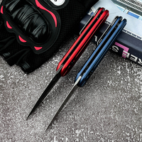 Vente en gros de couteau pliant BM 491, manche en aluminium, couteau de camping et de chasse en plein air, couteau de survie EDC, multi-outils
