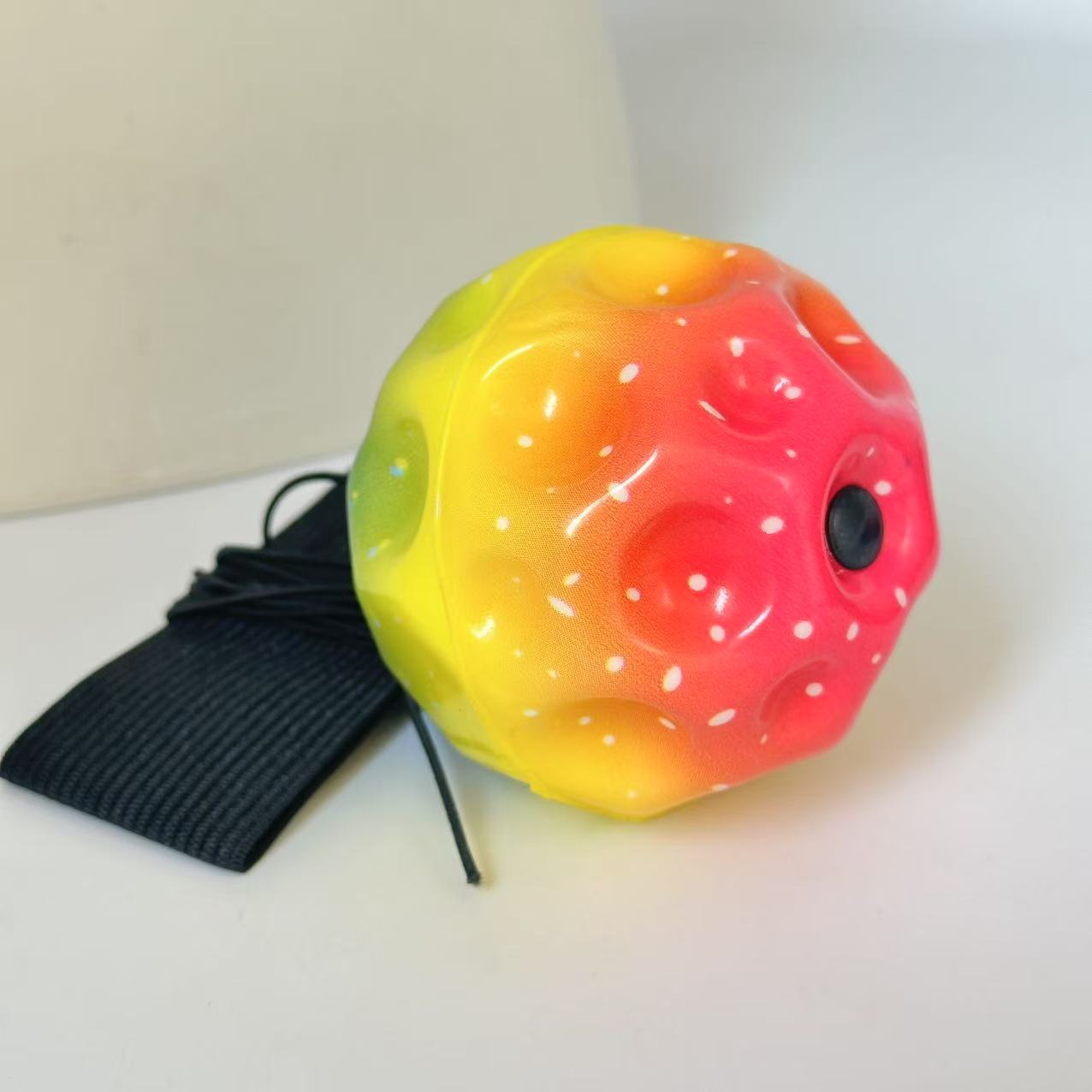 Boule de dragon avec dragonne à boucle 7.0CM [Jaune Coloré]