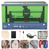 Machine de gravure laser 10W WAINLUX X2 pour acrylique, plastique dur, PVC, ABS avec module 1064nm