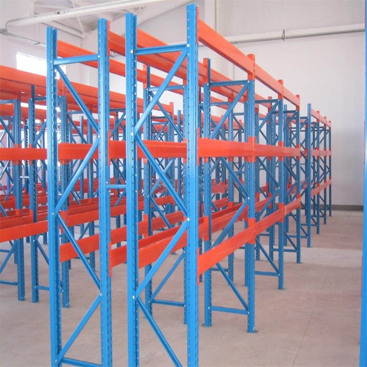 Q235 Heavy Duty Storage Racks Transport Galvanized Steel Stacking Movable Post Metal Pallet Racking