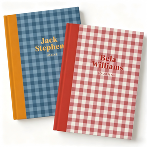 Quaderno <span class=keywords><strong>a</strong></span> <span class=keywords><strong>Quadretti</strong></span> Personalizzato con Copertina Opaca Laminata, Pagine Interne Multicolore Personalizzabili per Prendere Appunti - Product Image 1