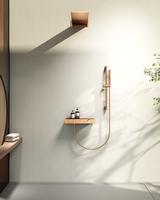 Système de douche mural de luxe pour salle de bain, avec robinetterie en laiton et ensemble de douche 3 voies pour la maison
