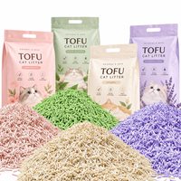 Litière pour chat biodégradable au tofu et au maïs, charbon actif hautement adsorbant, agglomération rapide, sans poussière, jetable dans les toilettes, écologique, anti-odeurs