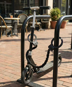 Jinjian Hevry devoir menottes serrure en acier chaîne serrure en alliage trempé enduit garde de sécurité contre le vol vélo moto E Scooter - Product Image 3