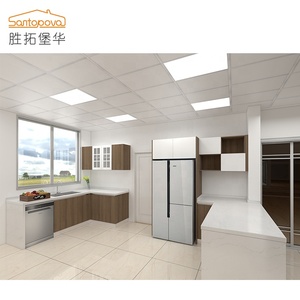 Hecho <span class=keywords><strong>en</strong></span> china blanco Modular moderno gabinetes de cocina de laca para <span class=keywords><strong>venta</strong></span> pequeño apartamento de gabinete de cocina - Product Image 5