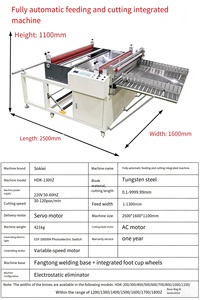 Ultimi Modelli di Macchina Automatica per Srotolamento e Taglio, Larghezza 500mm, per Taglio di Pellicole in Plastica - Product Image 6