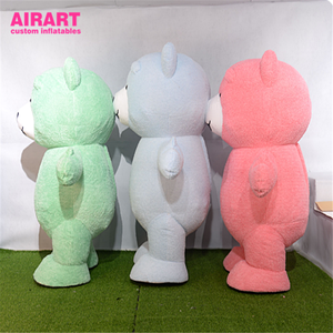 Disfraz <span class=keywords><strong>de</strong></span> oso divertido inflable callejero, traje <span class=keywords><strong>de</strong></span> mascota peludo para interacción <span class=keywords><strong>de</strong></span> rendimiento <span class=keywords><strong>de</strong></span> <span class=keywords><strong>boda</strong></span> - Product Image 2