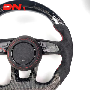 <span class=keywords><strong>Volante</strong></span> <span class=keywords><strong>Deportivo</strong></span> de Cuero con Forma de D de Fibra de Carbono LED Compatible con <span class=keywords><strong>Audi</strong></span> RS3 RS4 RS5 S3 S4 S5 8Y B9 A3 A4 A5 - Product Image 6