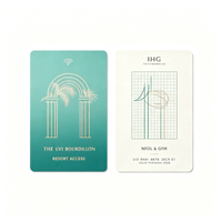 Cartes de contrôle d'accès NFC RFID 13,56 MHz personnalisées, imprimées et étanches, pour clés d'hôtel et adhésion