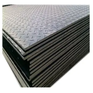 Q195 Q235b Factory Price Mild Steel Chequered Plate/ Checkered Steel Plate Chequer Sheet Price