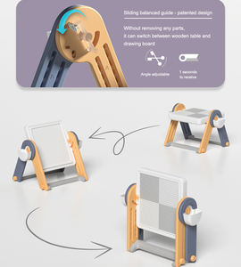 Tavolo da Disegno Educativo Fai-da-Te per Bambini, Set di Blocchi da Costruzione Pieghevole di Qualità - Product Image 2