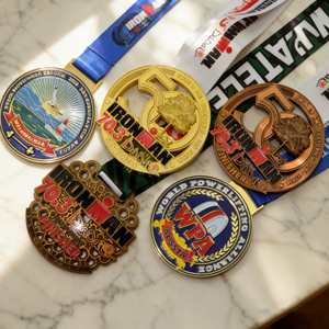 All'ingrosso prezzo A Buon Mercato prezzi ragionevoli pronto per la spedizione di sport del metallo oro bianco medaglie - Product Image 3