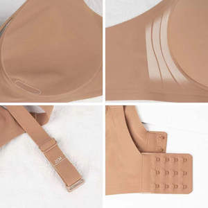 Soutiens-gorge sans fil personnalisés OEM pour femmes, bralette <span class=keywords><strong>en</strong></span> maille sans armatures, soutien-gorge confortable sans coutures avec coussinets <span class=keywords><strong>en</strong></span> gel - Product Image 4