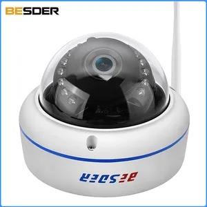 BESDER — caméra de Surveillance dôme IP POE hd 5MP, dispositif de sécurité sans fil, vidéosurveillance, anti-vandalisme, d'intérieur, avec protocole P2P