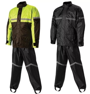 Produsen Pakaian Keselamatan Jas Hujan Berkendara Motor Kuning Anti Air dengan Visibilitas Tinggi yang Dapat Disesuaikan - Product Image 1