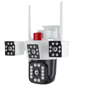 Yoosee ngoài trời Mạng Máy ảnh ngoài trời ba ống kính PTZ YOOSEE ứng dụng CMOS Báo động phát hiện chuyển động 360 độ Wi-Fi Night Vision Camera - Product Image 1