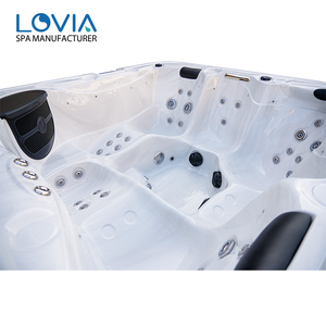 LOVIA Jacuzzi extérieur à <span class=keywords><strong>prix</strong></span> avantageux, spa Balboa écoénergétique, bain à remous extérieur, baignoire de massage Jacuzzi pour 5 personnes - Product Image 3
