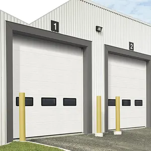 2024 Everbesten Hot Selling Automatic Industrial Warehouse Sectional Door with 40mm Panel sectional industrial door trade