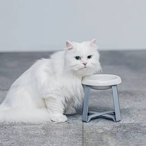 Adjustable Luxury Ceramic Pet <b>Bowl</b> Portable Stand with Durable Design for Feeding <b>Raised</b> <b>Dog</b> Cat <b>Food</b> Small Luxury Product - Product Image 2