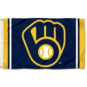 Fast Delivery MLB Teams Custom Design Printing Milwaukee Brewers <b>Flag</b> - Product Image 3
