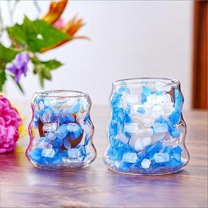 Vaso <span class=keywords><strong>de</strong></span> Vidrio <span class=keywords><strong>de</strong></span> Doble Capa Resistente al Calor, Vaso <span class=keywords><strong>de</strong></span> Café <span class=keywords><strong>de</strong></span> Doble Pared con Flores Secas, Precio Económico al por Mayor, Suministro Directo <span class=keywords><strong>de</strong></span> Fábrica - Product Image 3