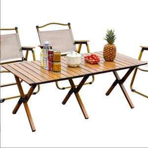 YOLO Era <b>Outdoor</b> Foldable Aluminum Alloy Camping <b>Table</b> for 4 People <b>BBQ</b> Picnic Equipment Modern Design <b>Outdoor</b> Furniture - Product Image 2
