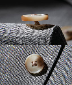 OEM Custom <span class=keywords><strong>uomo</strong></span> grigio leggero 3 pezzi sottile risvolto singolo petto centro sfiato abito di alta qualità completi da <span class=keywords><strong>uomo</strong></span> - Product Image 6