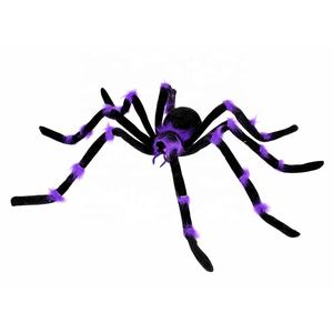30 "cadılar bayramı dekorasyon dev renkli gerçekçi korkunç tüylü örümcek sahne parti duvar süslemeleri renkli örümcek süslemeleri - Product Image 2