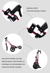 Top tekerlekler ile sıcak yeni Golf arabaları herhangi bir arazi üzerinde pürüzsüz sürüş için itme sepeti katılmak için hafifçe çekin - Product Image 5