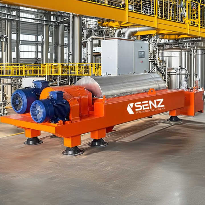 3-Phase SS316L Decanter Centrifuge for Continuous Solid-Liquid ...