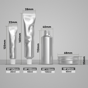 ขวดอลูมิเนียมสำหรับผลิตภัณฑ์บำรุงผิวหรูหรา ดีไซน์ตามสั่ง - Product Image 2