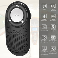 Haut-parleur sans fil T828 pour pare-soleil, commande vocale, lecteur MP3, kit mains libres sans fil 5.0 pour voiture