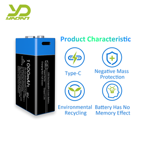 Индивидуальная литиевая батарея 9 В, 500 мАч/1000 мАч, детектор газа, GPS-трекер, электроинструменты, заменитель щелочных 1604 Neda <span class=keywords><strong>6F22</strong></span> 9 В, игрушки - Product Image 4