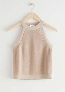 Pulls personnalisés pour femmes, tricot à manches courtes, camisole tricotée, débardeur, haut en maille, gilet en maille pour femmes - Product Image 3