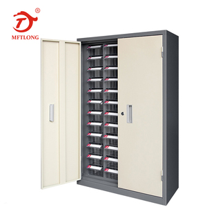 MFTLONG Armoire de <span class=keywords><strong>rangement</strong></span> en <span class=keywords><strong>métal</strong></span> et plastique à 48 tiroirs 600*220*940MM avec porte pour outils de <span class=keywords><strong>rangement</strong></span> pour salon et salle de bain - Product Image 1