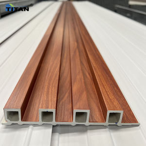 Tasseaux muraux en PVC, panneaux de cloison en <span class=keywords><strong>bois</strong></span>, lambris pour mur en PVC extérieur - Product Image 3